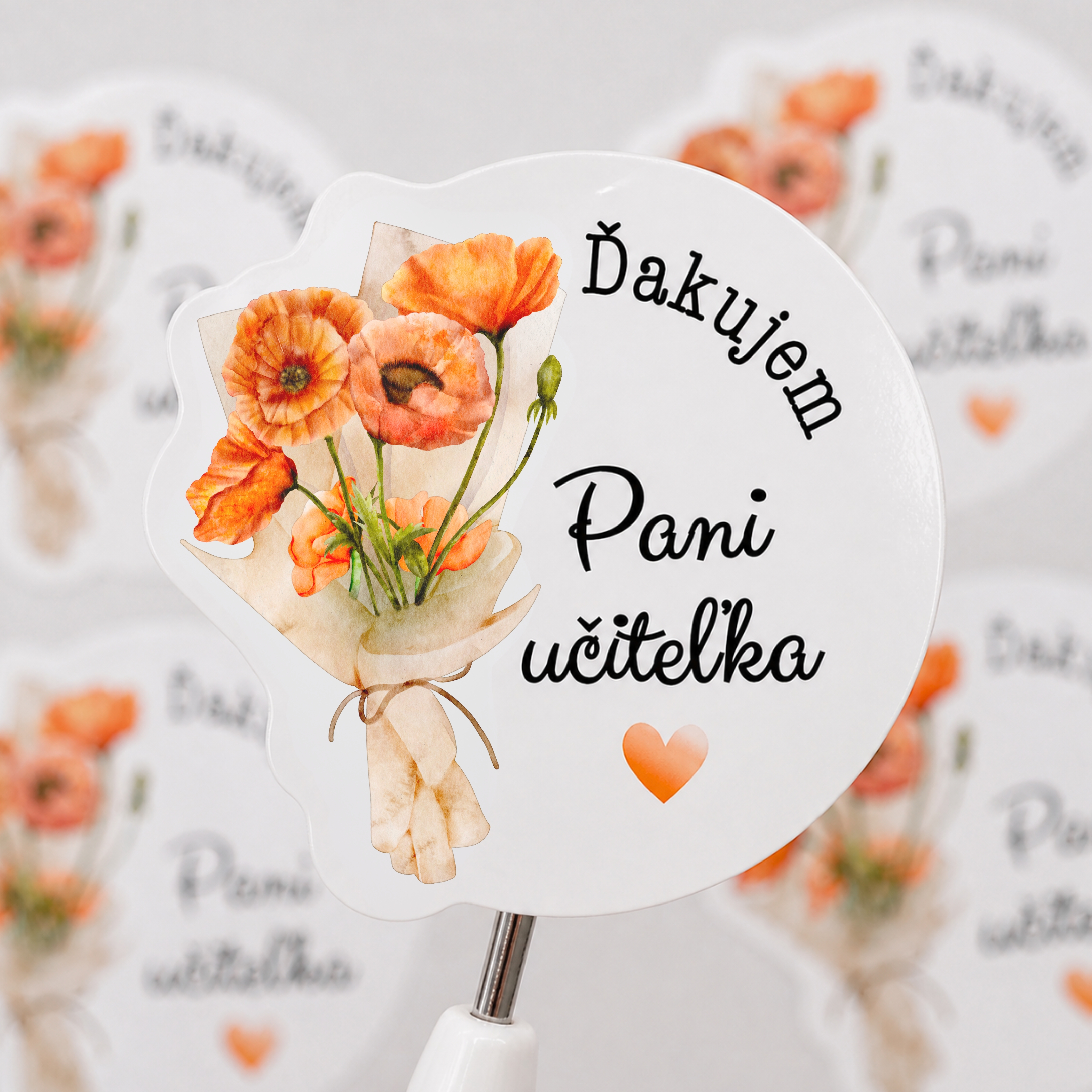 Nálepky - Ďakujem Pani učiteľka