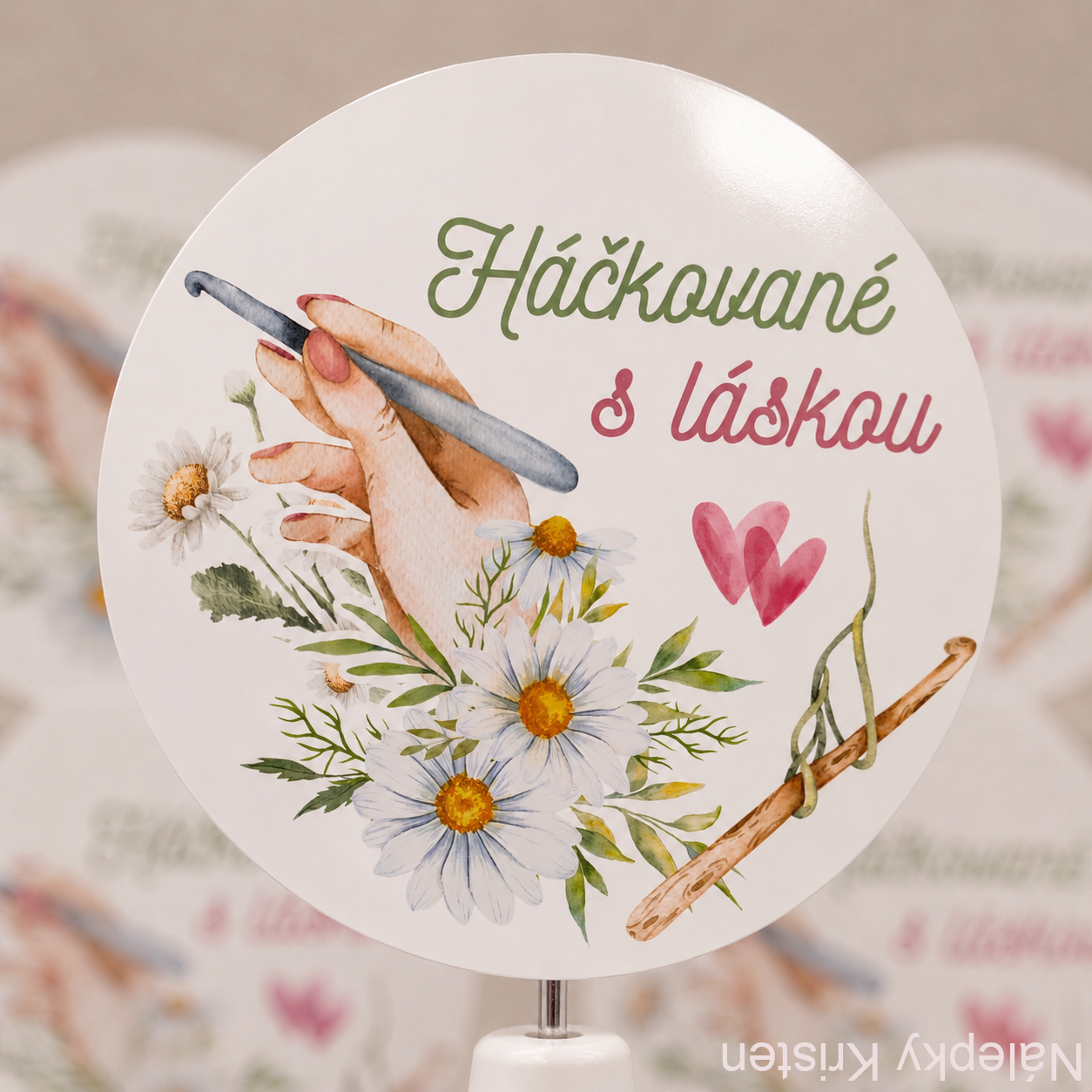 Háčkovanie - Sedmikrásky