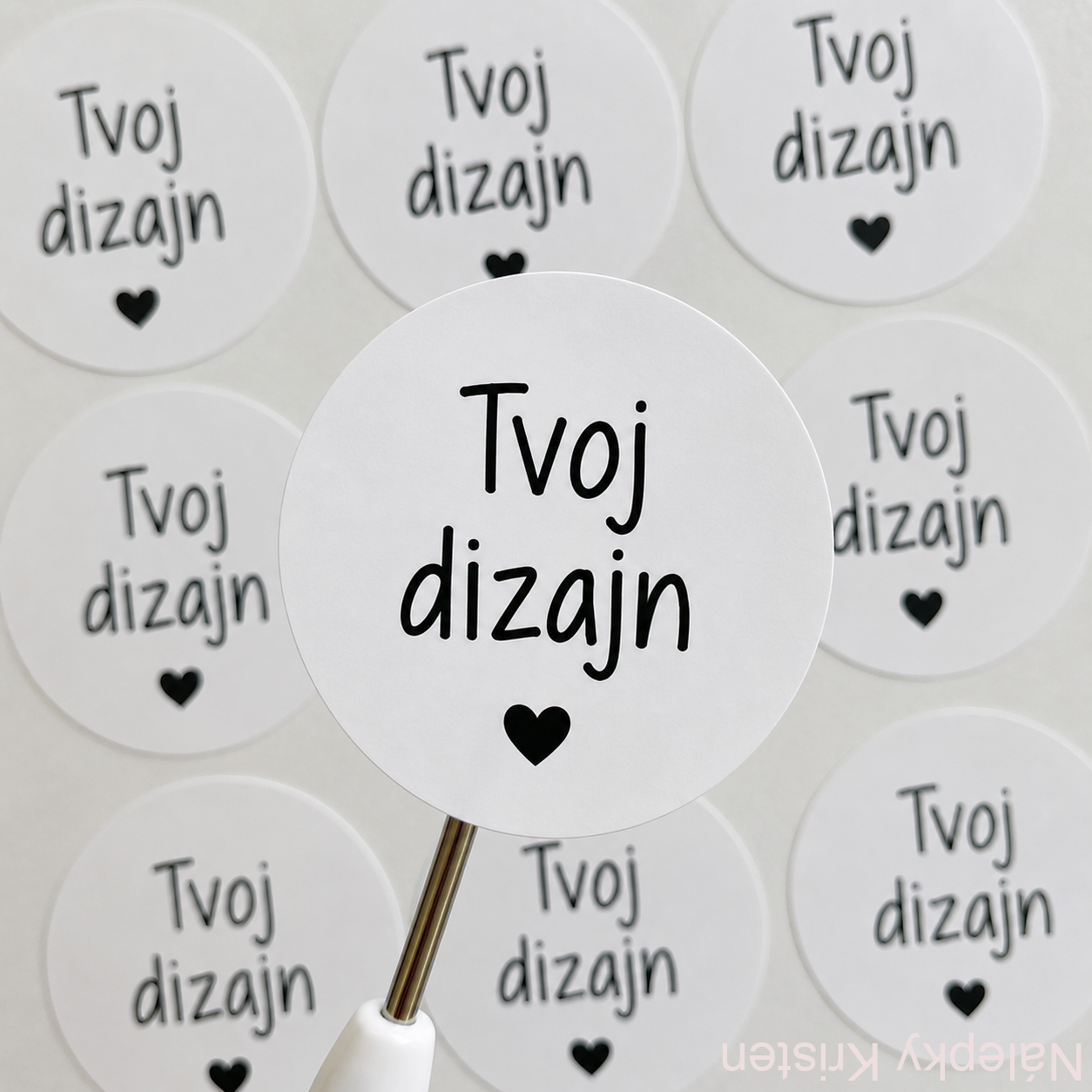 Vlastný dizajn - Okrúhle