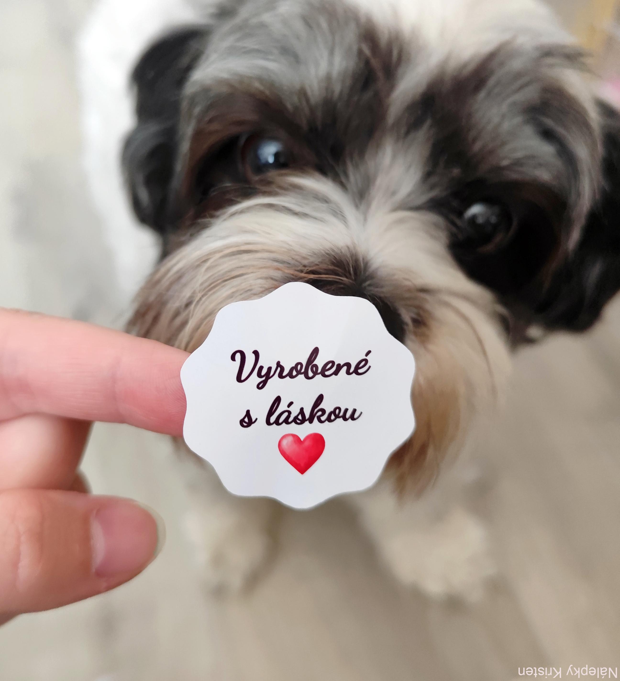 Vyrobené s láskou - srdiečko