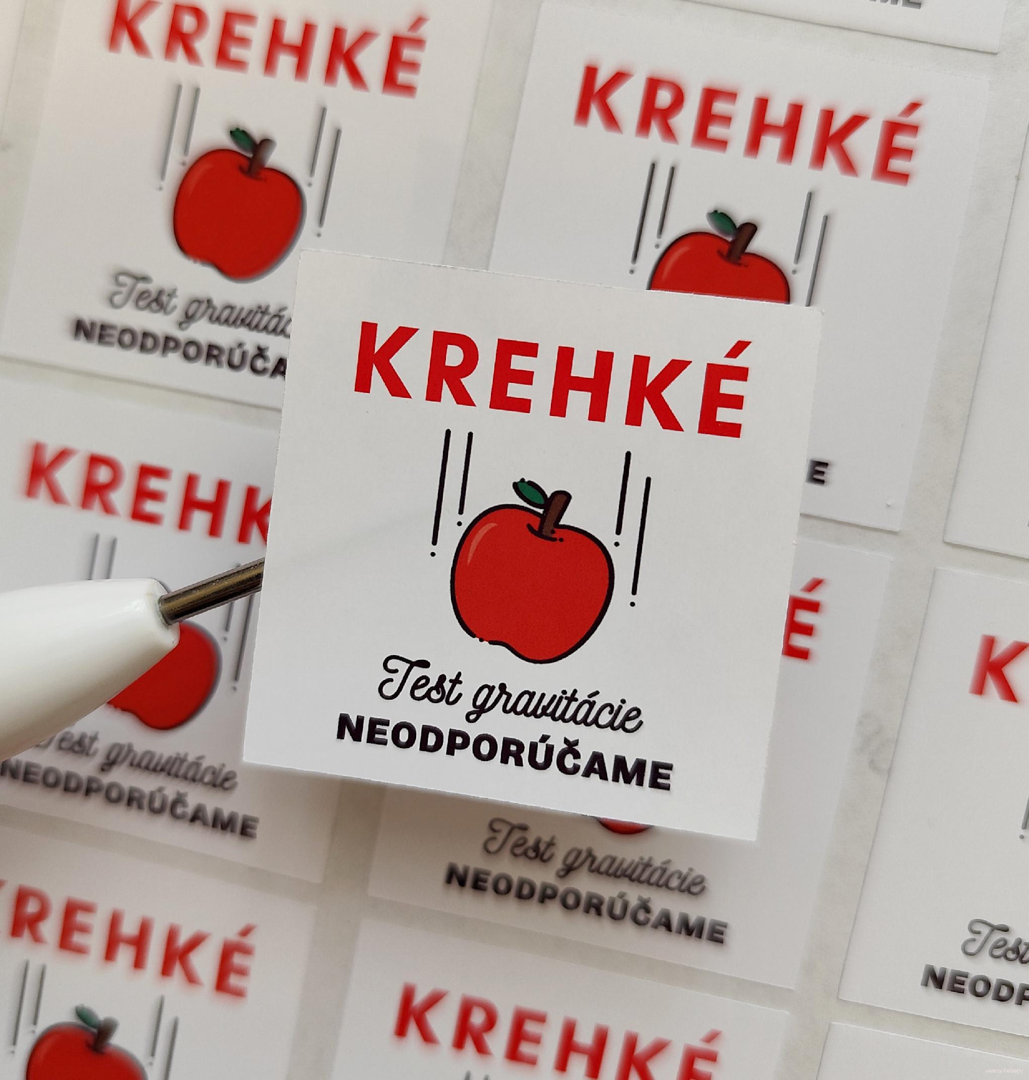 Krehké - gravitácia / jablko /