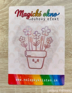 Kvetináč - dúhový efekt
