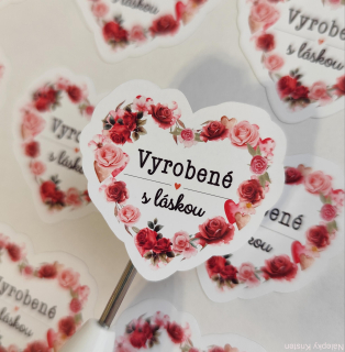 Vyrobené s láskou - srdce