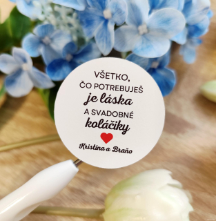 Svadobné nálepky - všetko čo potrebuješ...